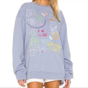 boys lie word vomit crewneck
